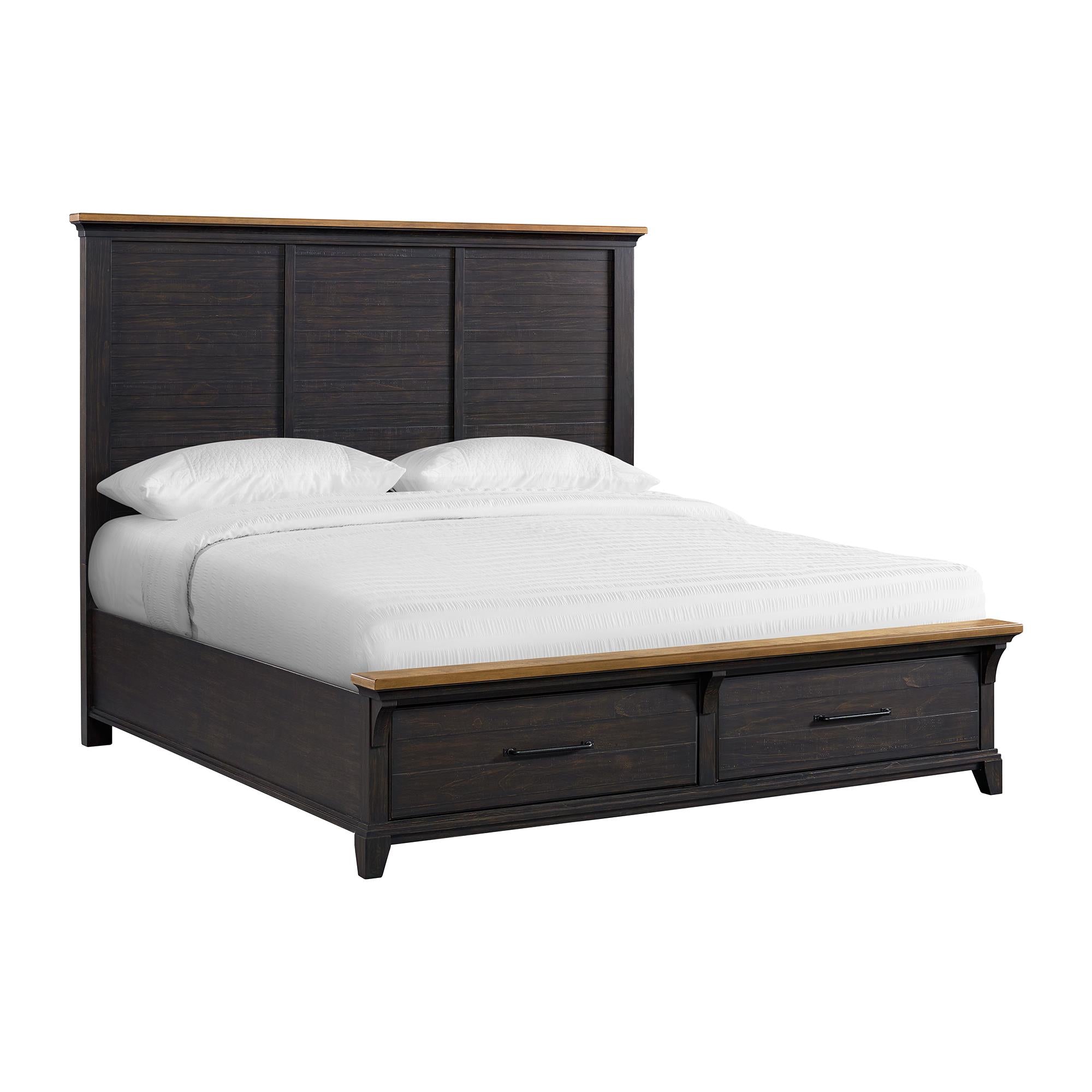 Elements International Montrose B-16670-5-KSB King Storage Bed IMAGE 1
